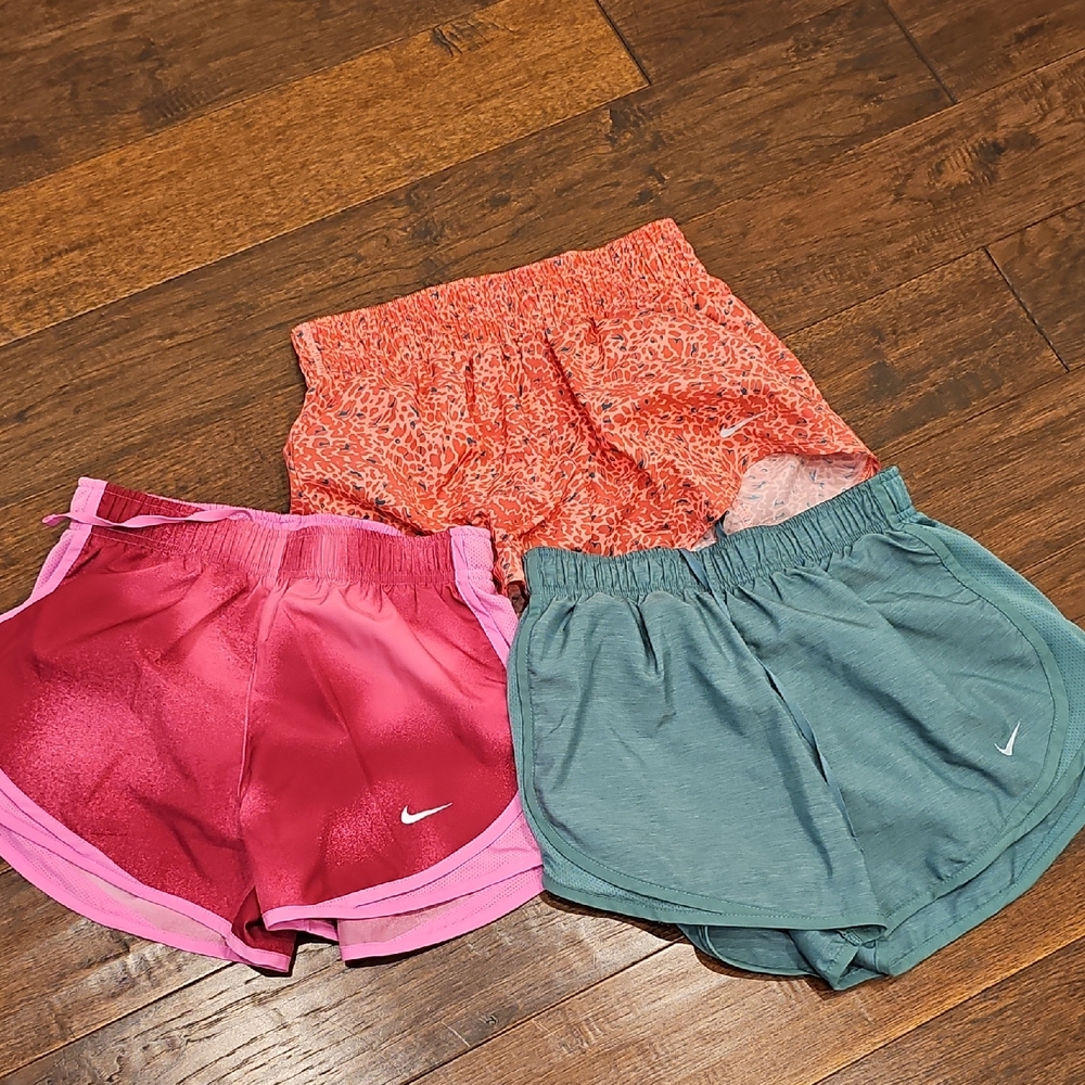Nike Womens XS Shorts - Pink, Teal, and Coral